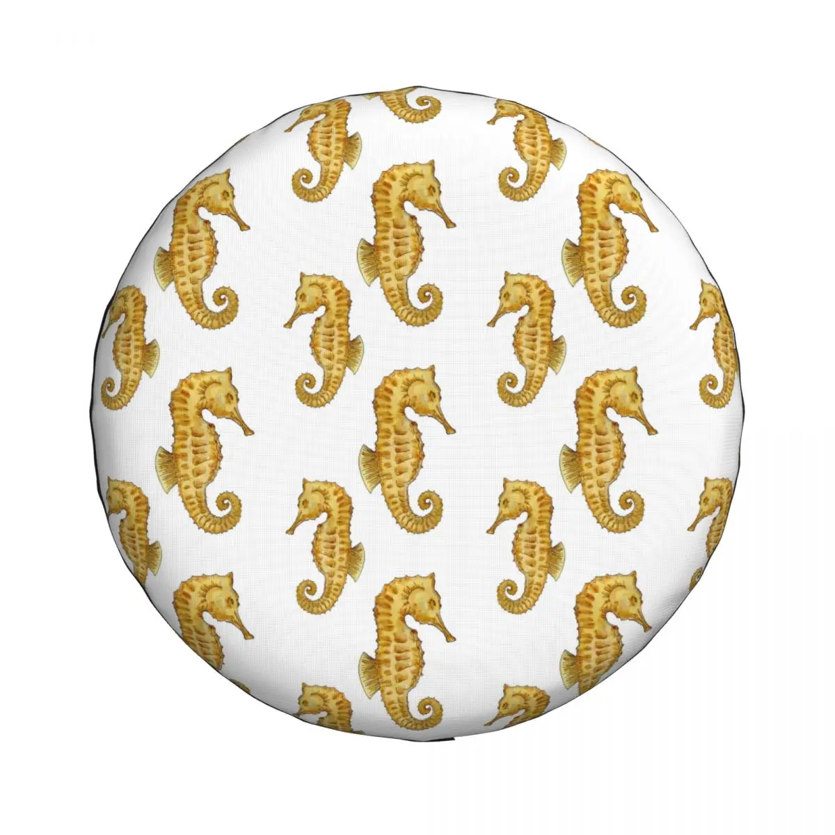 Seahorse Marine Pattern Seamless Spare Tire Cover for Jeep Honda SUV RV Car Wheel Protectors Accessories 14