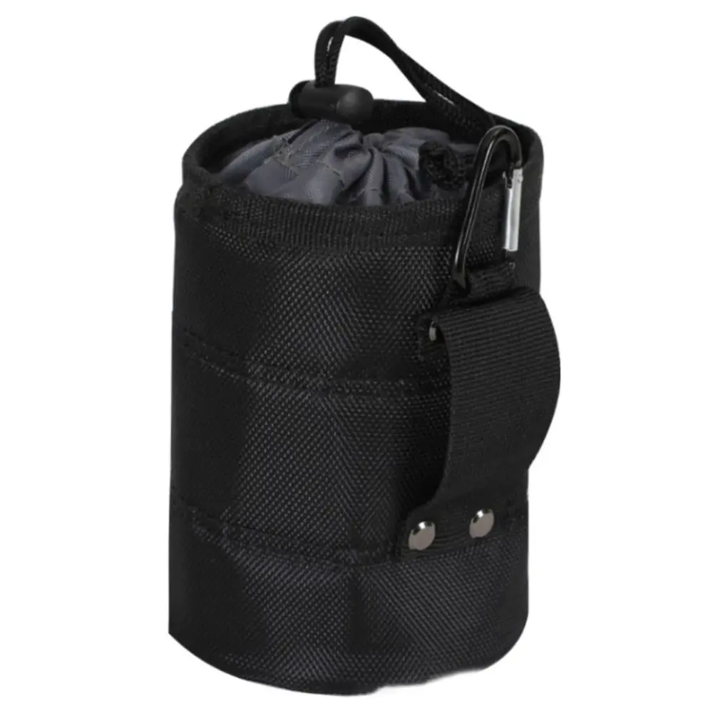 

Practical Oxford Nail Screw Storage Bag Wear-resistant with Buckle Can Tighten Tool Bag Black Electrician Tool Bag