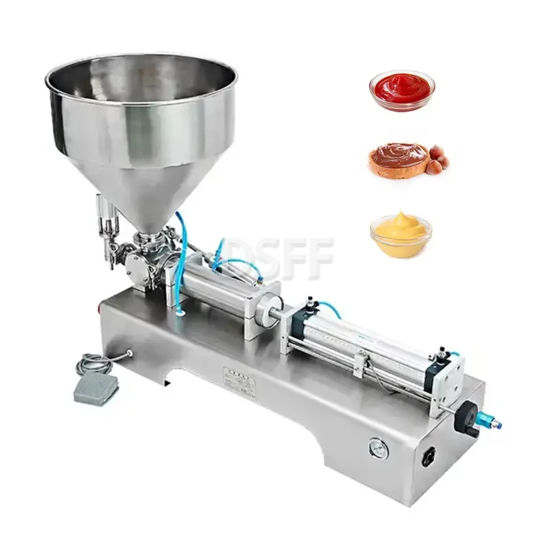 

New Horizontal Paste Filling Machine Tomato Sauce Salad Sauce Lotion Filling Packaging Machine