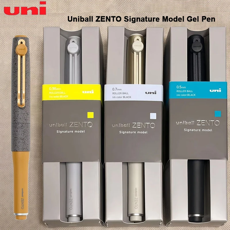 Uni Uniball ZENTO Signature Model Gel Pen 0.38/0.5mm Magnetic Cap Fast-Dry Smudge-Free Quality Sign-offs & Daily Scheduling Tool