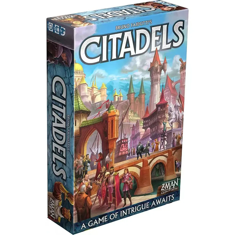 

Citadels Revised Edition , Board Game- Master Builder Showdown! , 2-8 Players , 30-60 Minutes Playing Time