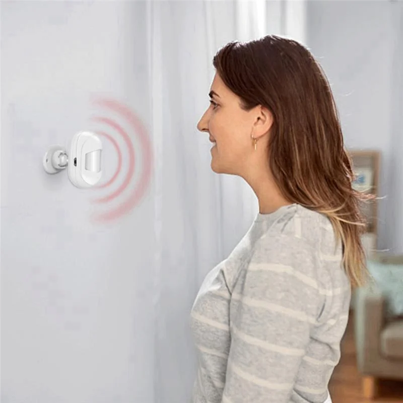 

Graffiti Smart Zigbee Body Infrared Detector Smart PIR Sensitivity And Time Adjustable Built-In Battery Detector