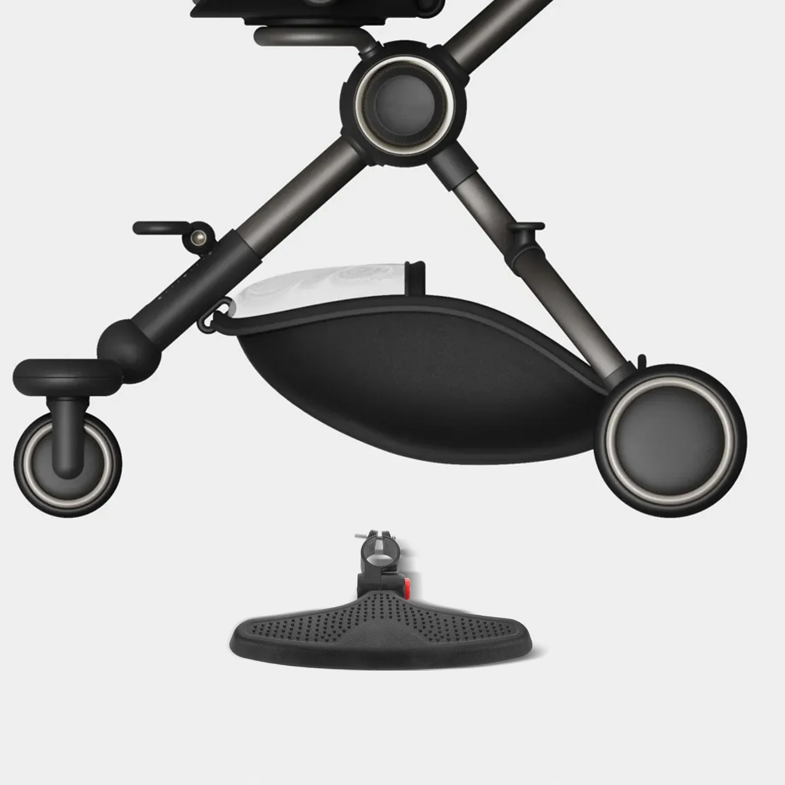 

Universal Stroller Footrest Adjustable Baby Stroller Foot Cushion Infant Leg Rest Easy Installation Comfortable Ride