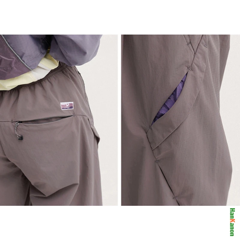 للجنسين الصوف - اصطف واسع - الساق فائدة السراويل خفيفة الوزن المظلي الأمريكي مستوحاة عارضة خمر تصميم التخييم في الهواء الطلق #6