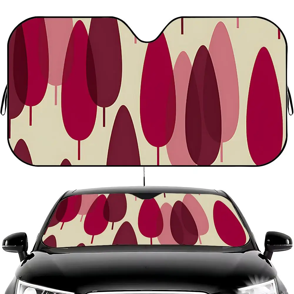 

fashion O-Orla Kiely Sun Visor Car Windshield Sun Visor - Foldable Universal Fit UV Block Heat Insulation Sunshade