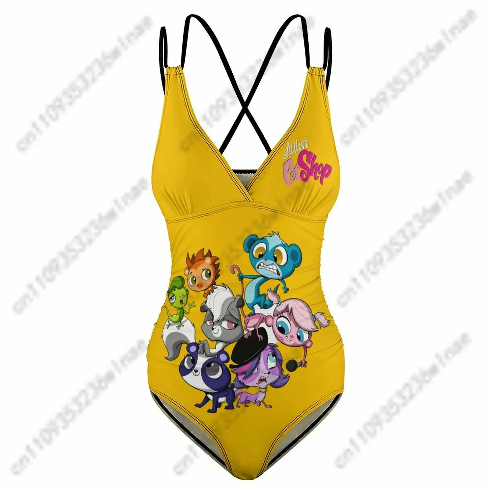 

Littlest Pet Shop One-piece Swimsuit Womens Bathing Suits Comfortable Quick-Drying Swimwear Beach Pool Spa Custom Beachwear