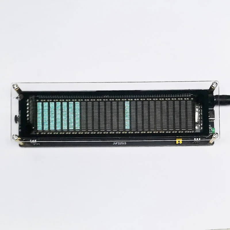 VFD2515 Music Spectrum Display Screen 5-12V Input Audio Ambiance Level Jumping Light Vacuum