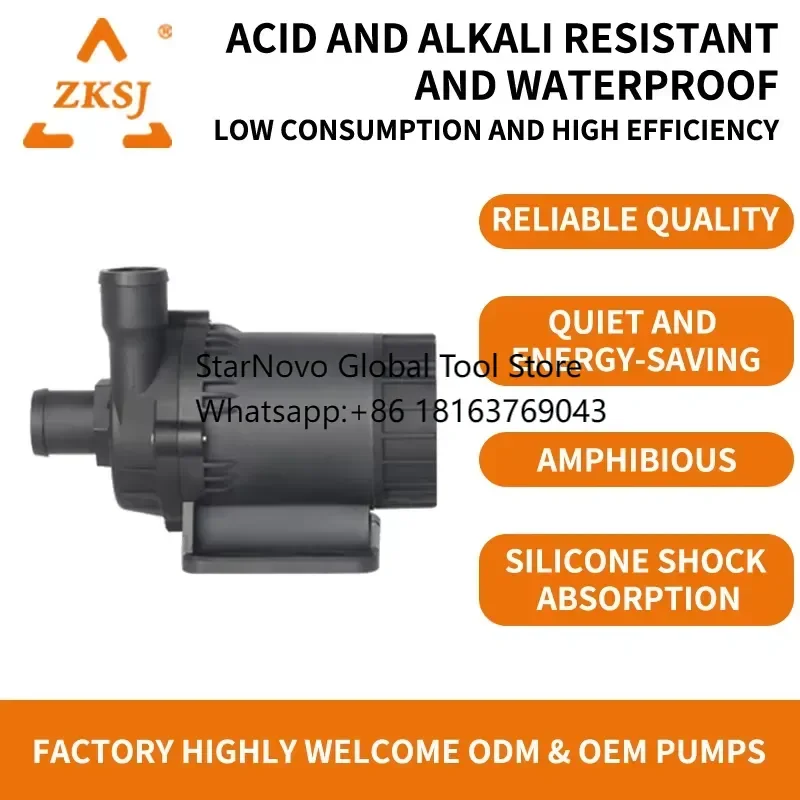2026 Hot！ DC60B High Pressure Water Pump 12V 24V 36V IP68 for Industrial Cooling System Medical Analysis Equipment Custom ODM