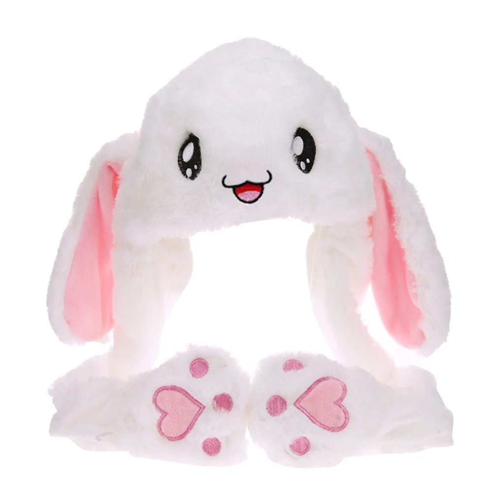 أرنب أطفال مضيئة قبعة الاطفال الكبار أفخم آذان طويلة القبعات هدايا عيد الميلاد الطفل حفلة عيد ميلاد قبعة حفلة متعة Cosplays الدعائم