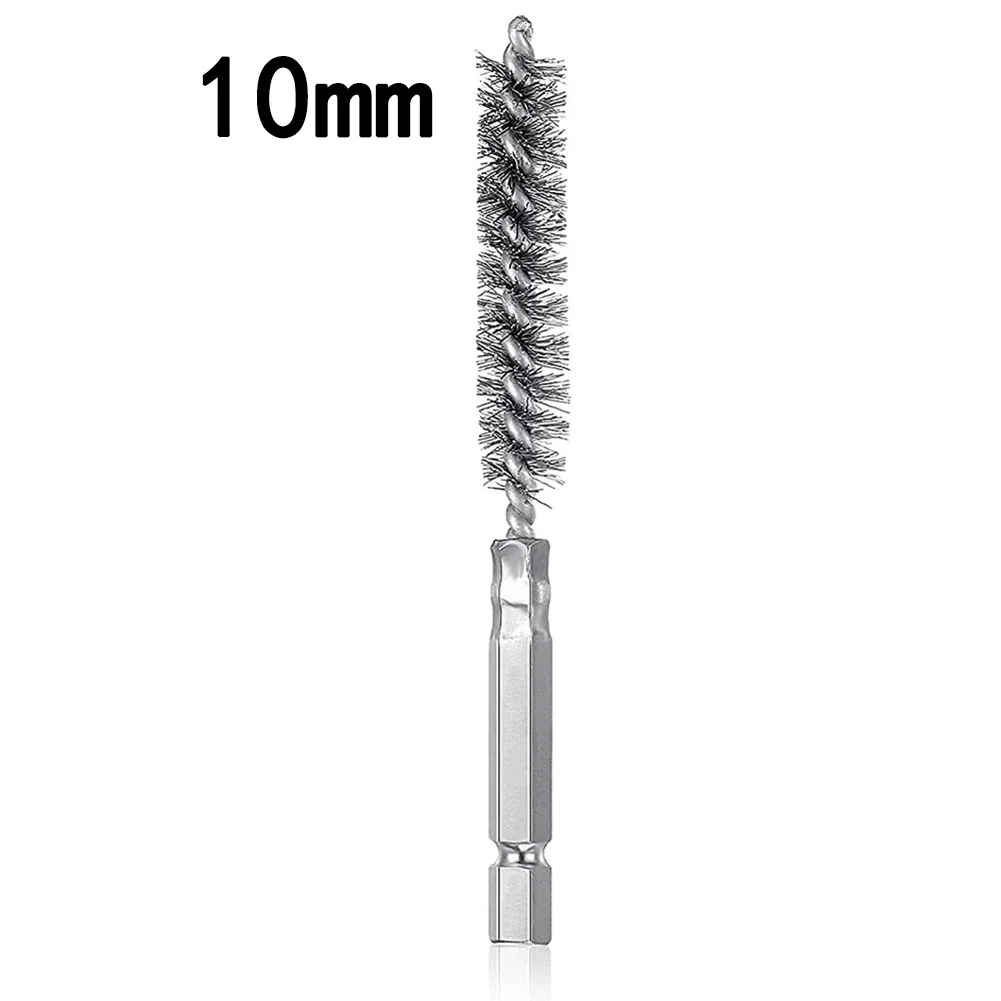 Outils de polissage de lavage pour l'industrie automobile, brosse de nettoyage de la rouille, tube métallique, machines et livres, 8-19mm, ensemble de 6 pièces