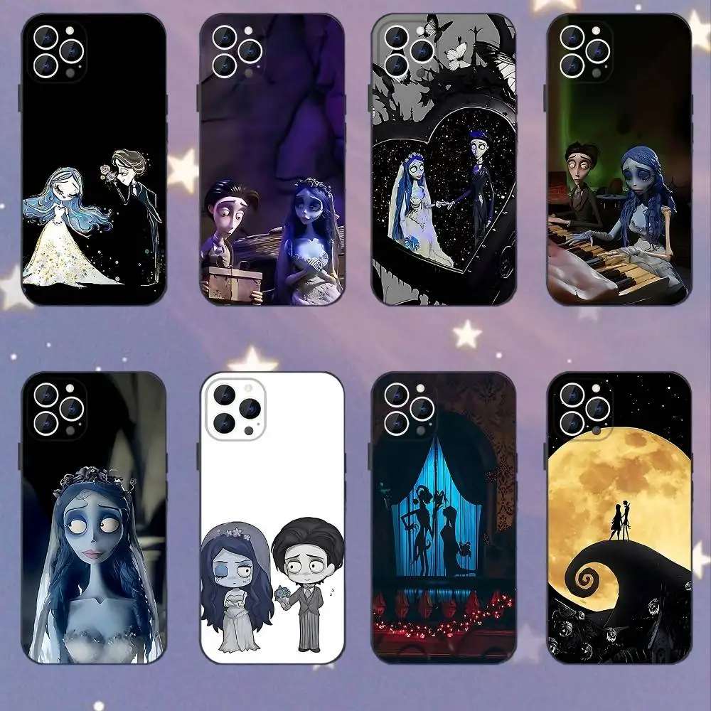 

C-Corpse Victor B-Bride Phone Case For iPhone 17,16,15,14,13,12,11,Pro,XS,Max,XR,Plus,E,SE4,Mini Black Soft Cover