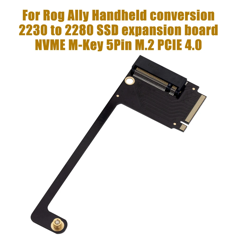 PCIE4.0 For Rog Ally SSD Memory Card Adapter Converter Transfer Board 90° M2 Transfercard For RogAlly Handheld Board Accessories