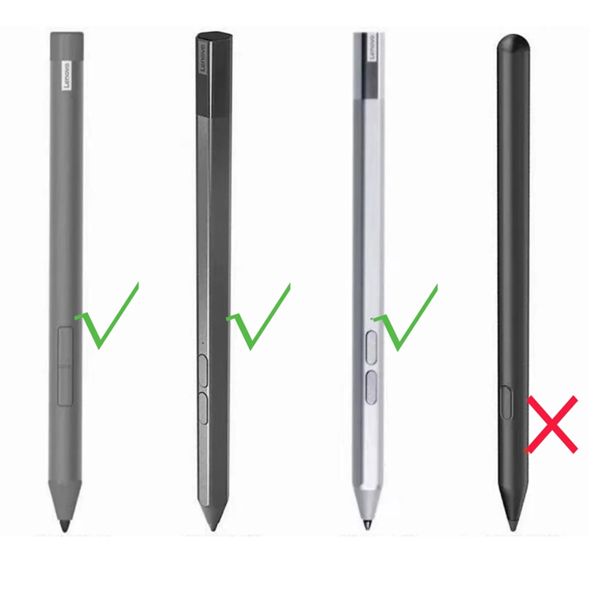

2 Pcs Stylus Pen Tip for Lenovo Xiaoxin Pen Precision Pen 2 Tab P11 Pad/Pad Pro/Pad N16R