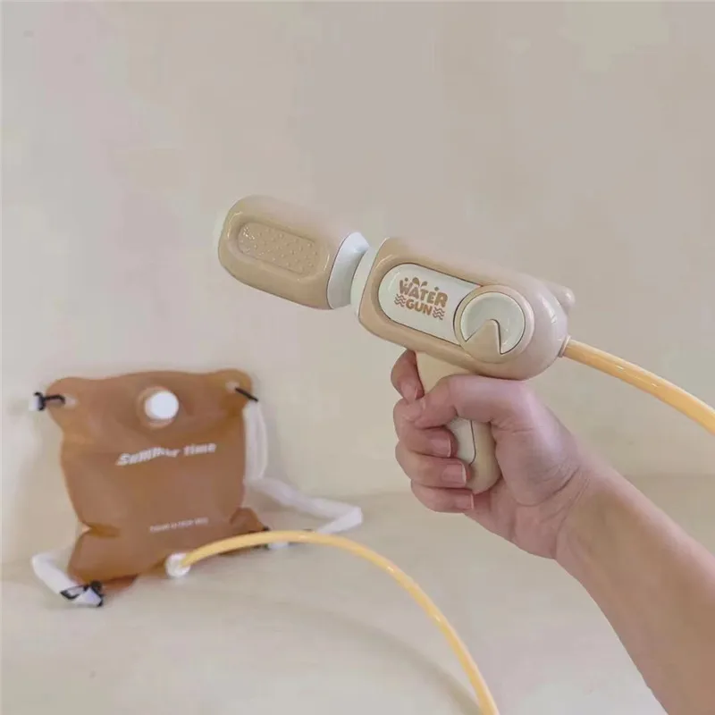 Pistolet à eau d'été pour enfants, sac souple, Spray avec sac à dos, jeux amusants pour la famille, jouets de plage en plein air, cadeau pour enfants, nouvelle collection 2025