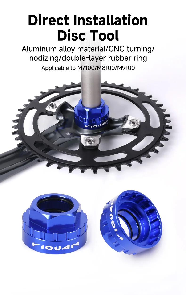 Fahrradreparaturwerkzeuge Fahrrad 12S MTB Kettenblatt Demontagewerkzeug für SHIMANO M7100/M8100/M9100 – Detail 1