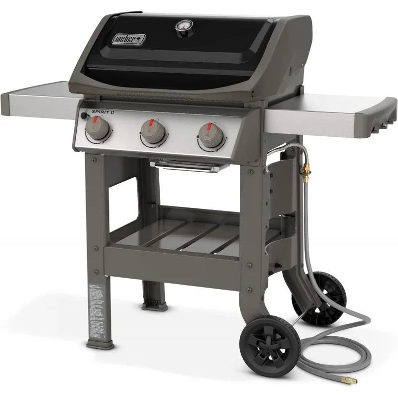 

Weber Spirit II E-310 3-конфорка, гриль на природном газе, черный