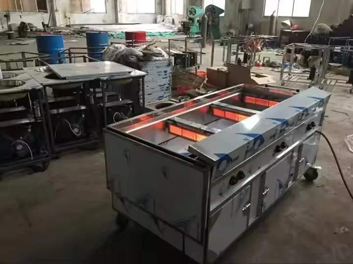 شواية دجاج كهربائية صناعية ممتازة 2025 - شواية فحم تجارية شديدة التحمل للمطبخ الصيني