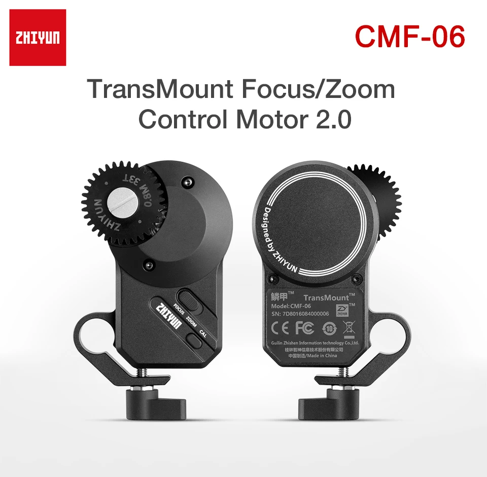 ZHIYUN CMF-06 Servo Follow Focus Zoom Combo Kits for Crane 3S/2S/Weebill 2/S Handheld Stabilizer Gimbal Accessories