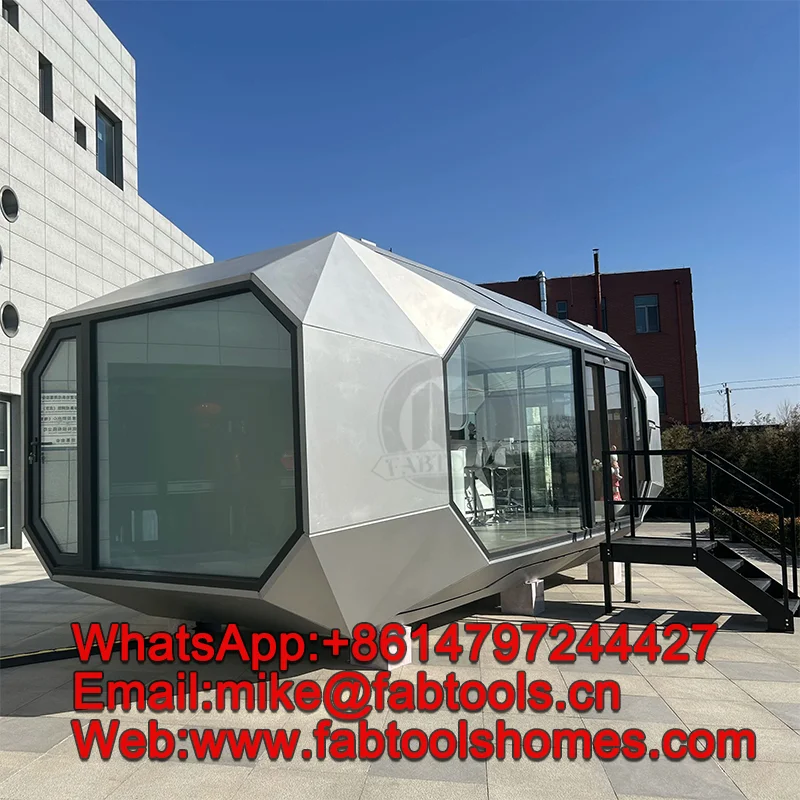 Space Capsule Hotel Room Steel Structure Bed Container with Space Capsule Design