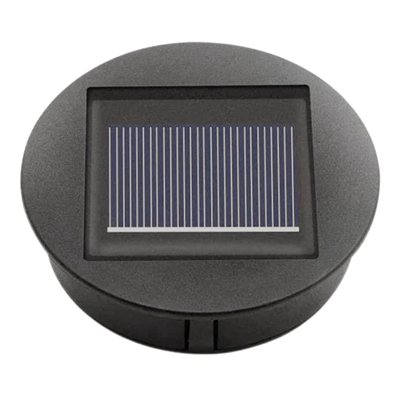 Luces LED solares de 4 piezas, linterna de repuesto superior alimentada por Panel Solar, luces de tapa para patio de camino al aire libre, fácil de usar