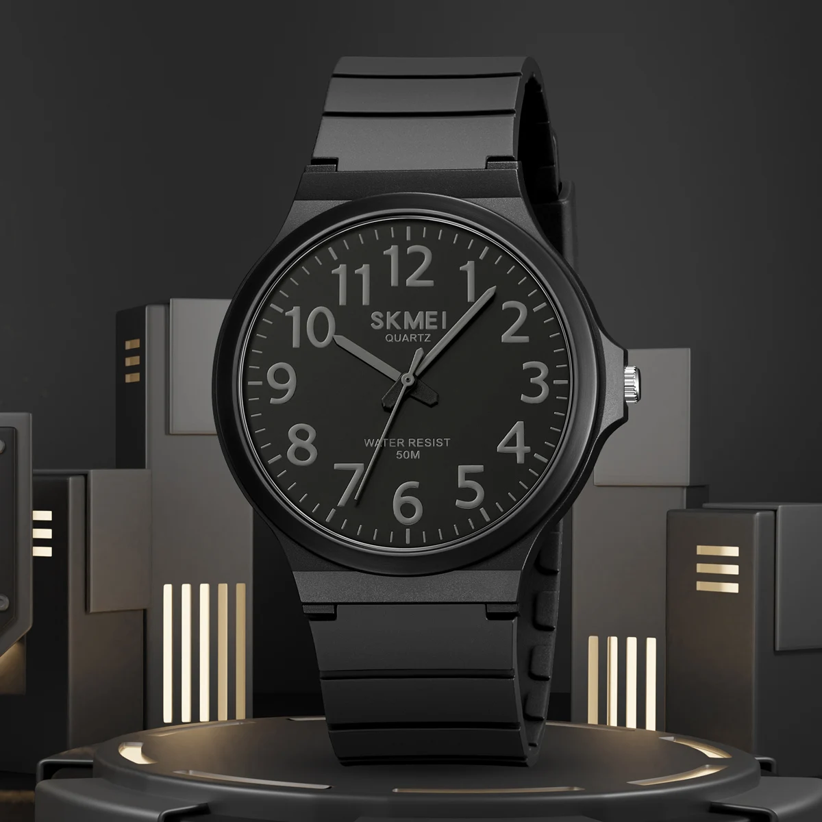 SKMEI Creative Casual Sports Quartz Wristwatches For Men Women Simple 3Bar Waterproof Watches Male Time Clock Watch reloj hombre