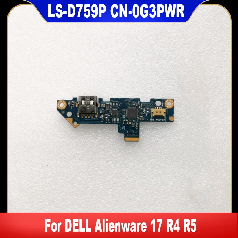 

New Original LS-D759P 0G3PWR For DELL Alienware 17 R4 R5 Laptop USB Board Switch Board G3PWR CN-0G3PWR 100% Tested