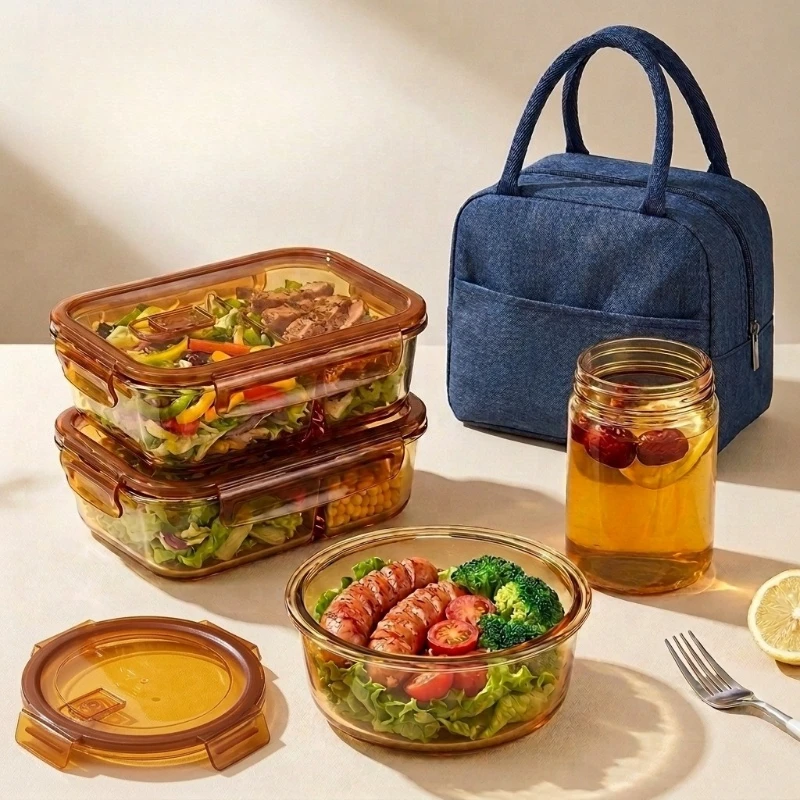 HIGH BOROSILICATE GLASS COMPAR - đánh giá và giá Meal Prep Glass Containers Oven Safe