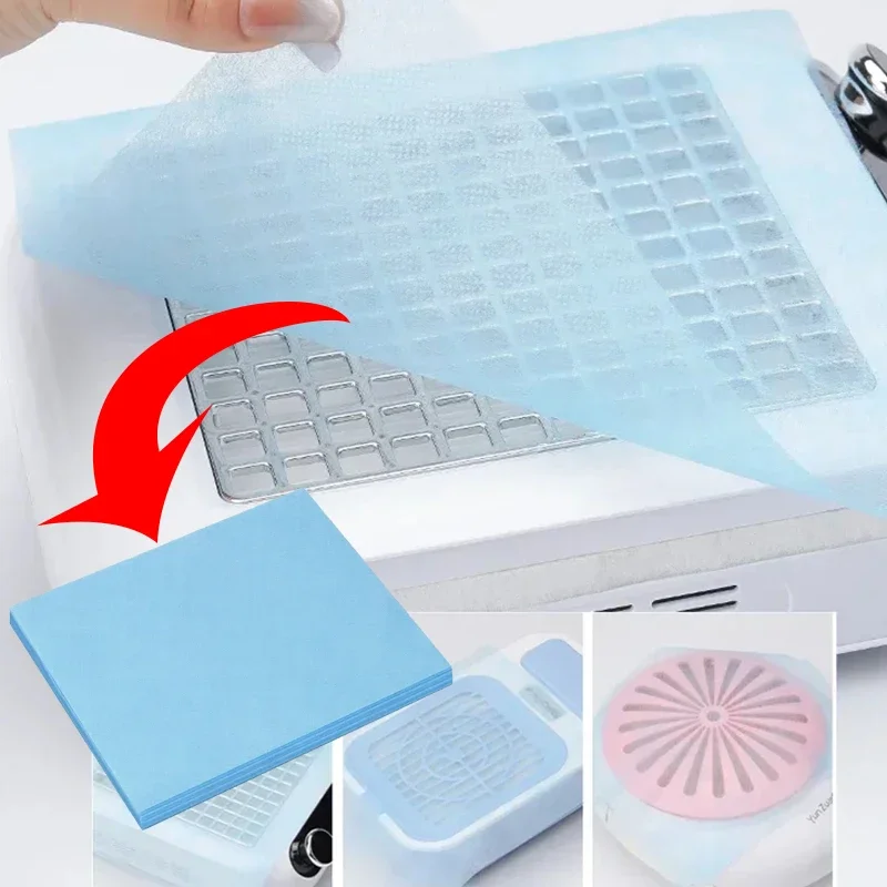 Nail Vacuum Clean Collector Filter Paper Dustproof Replace Nail Vacuum Clean Filter Paper Manicure Machine Dust Accessory image 2