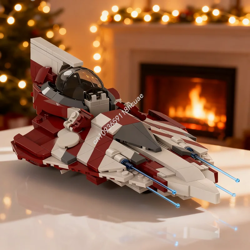 

493 шт. MOC Adi Gallia S Delta Aethersprite модель строительные блоки архитектура сборка творческий кирпич Рождественский подарок игрушка для детей