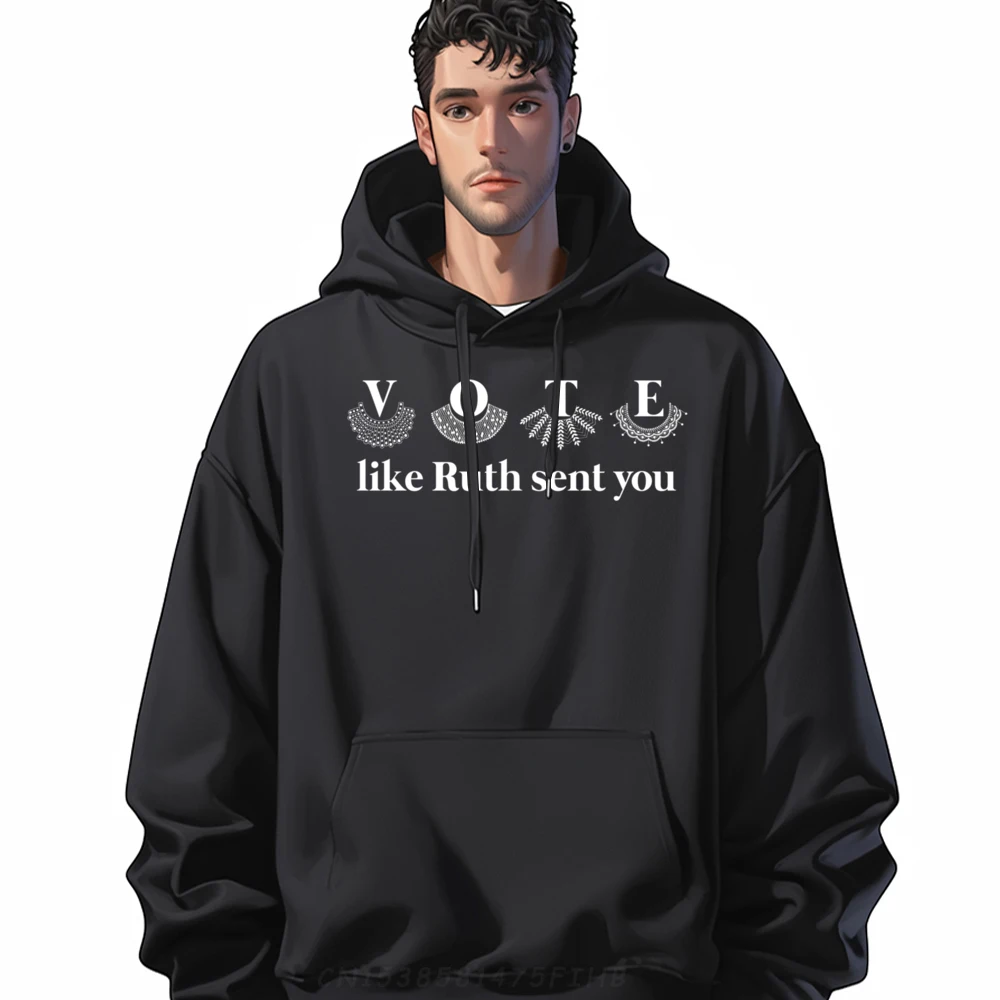 

Womens Vote Like Ruth Sent You Grpahic Tee Hoodie Men New In Hoodies & Sweatshirts Christmas Sweater