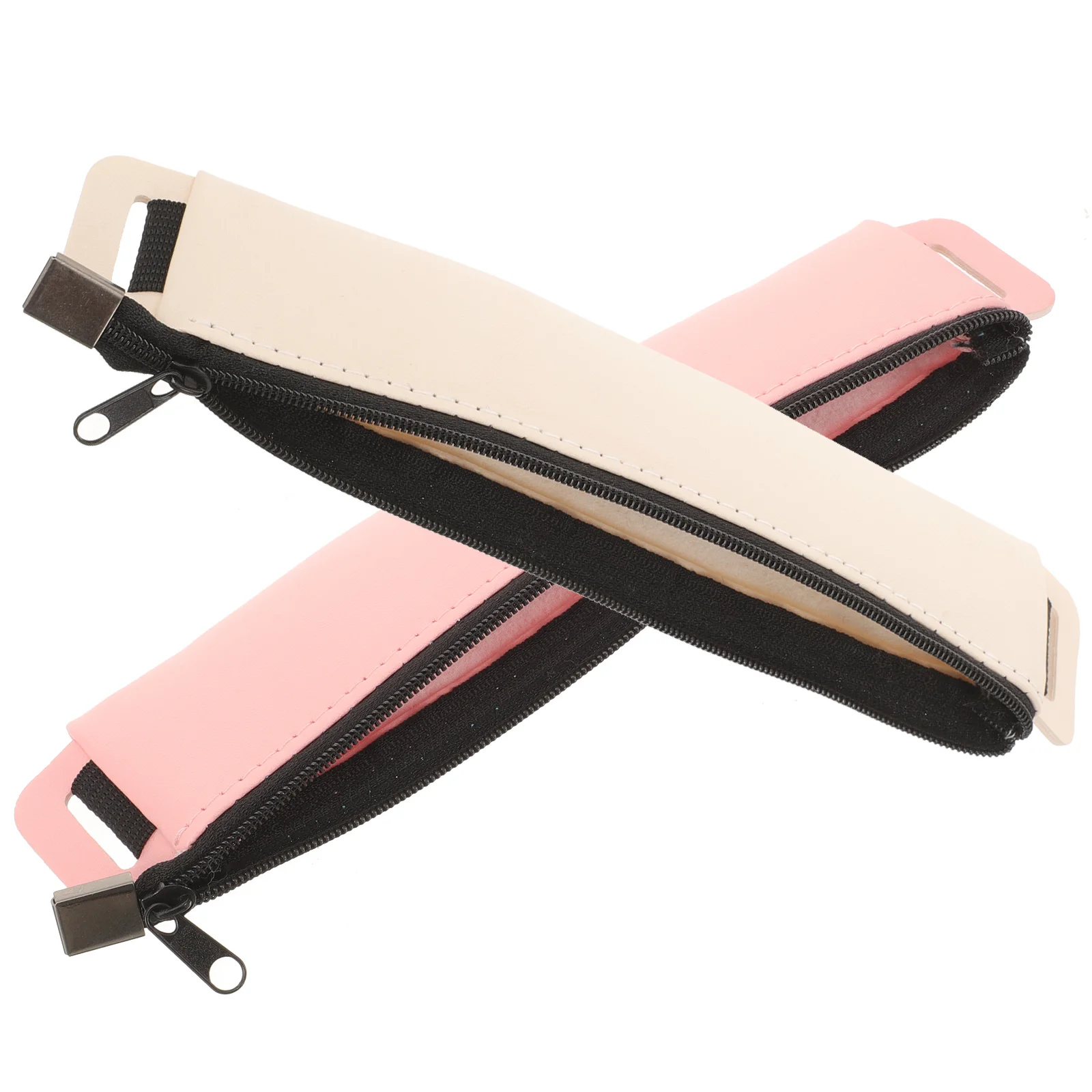 

2Pcs Business Pen Bag Pen Pouch Vintage Insert Remove Stationery Office School Supplies Navy