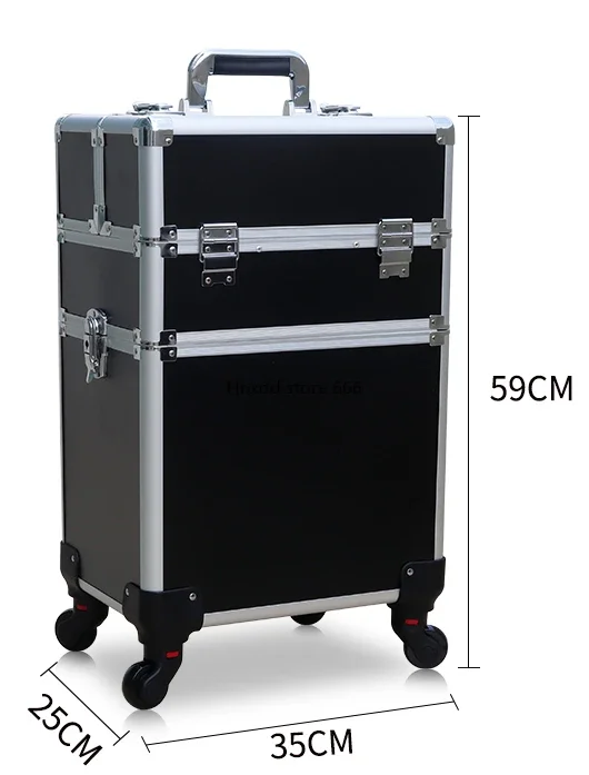 Special tool box for manicurist, large capacity tie rod storage box, advanced.