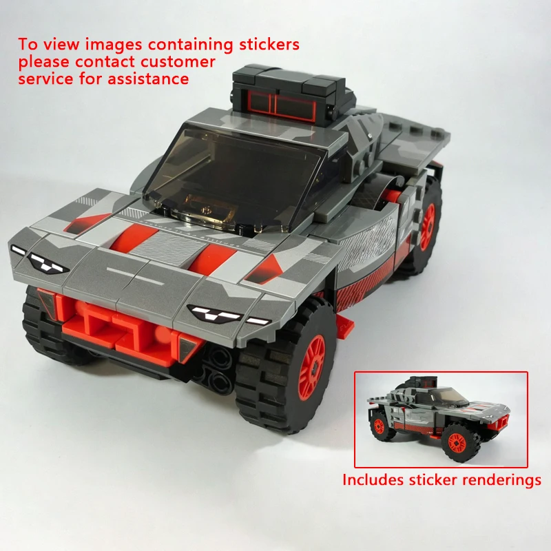 

Speed Racing Car Model MOC Building Bricks Off-Road Racing Modular Technology Children Holiday Gifts Assemble Toys Suit
