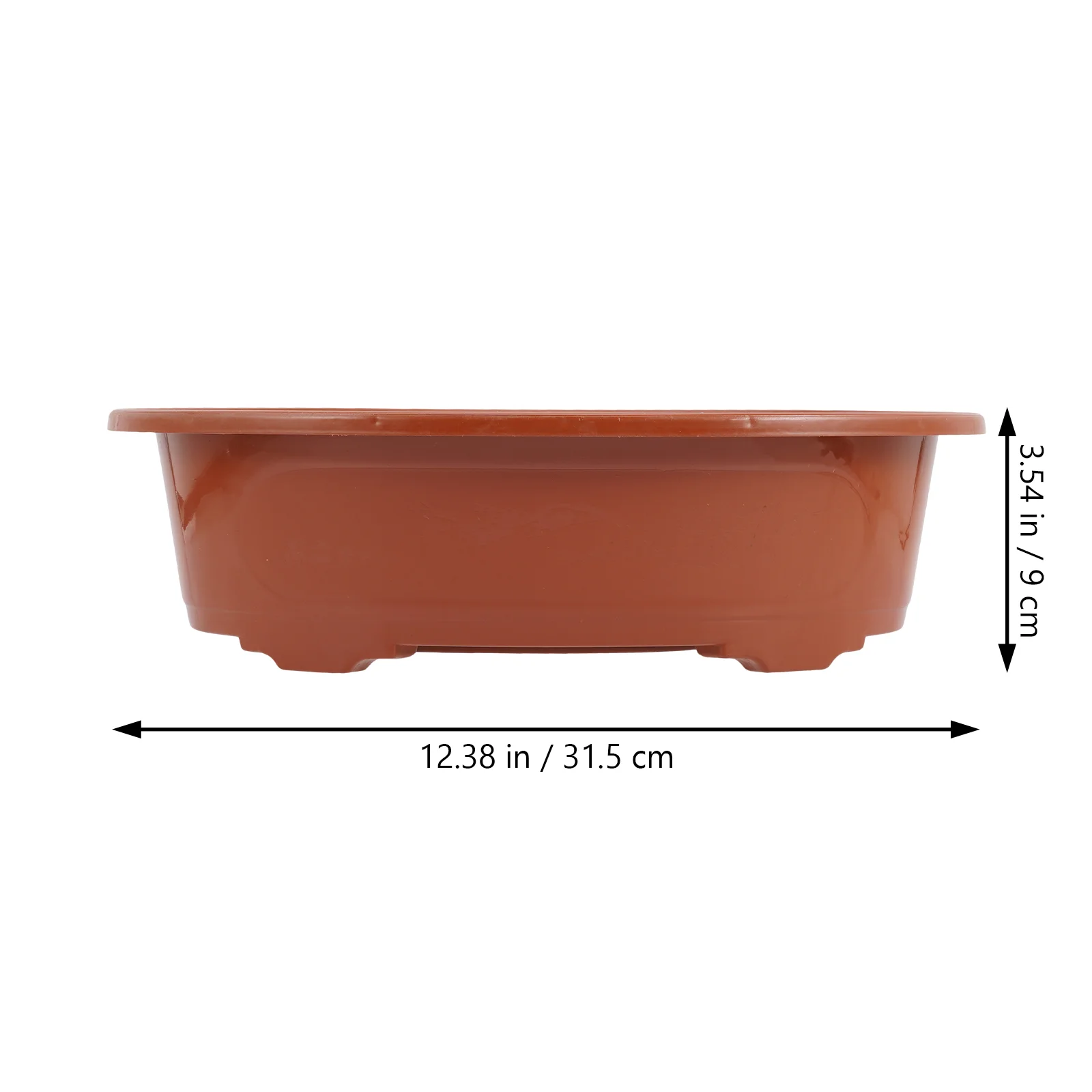 4 Pcs Plastic Flower Pot Bonsai Holder Plant Pots Potted Planter for Indoor Plants Flowerpots Planting