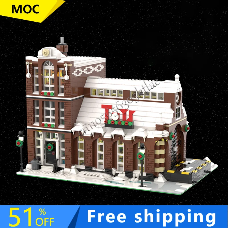 Hot 3071 PCS Luxury Old Toy Factory Building Modular Model Architecture Building Block Diy Education Assembly Kids Toys Gifts