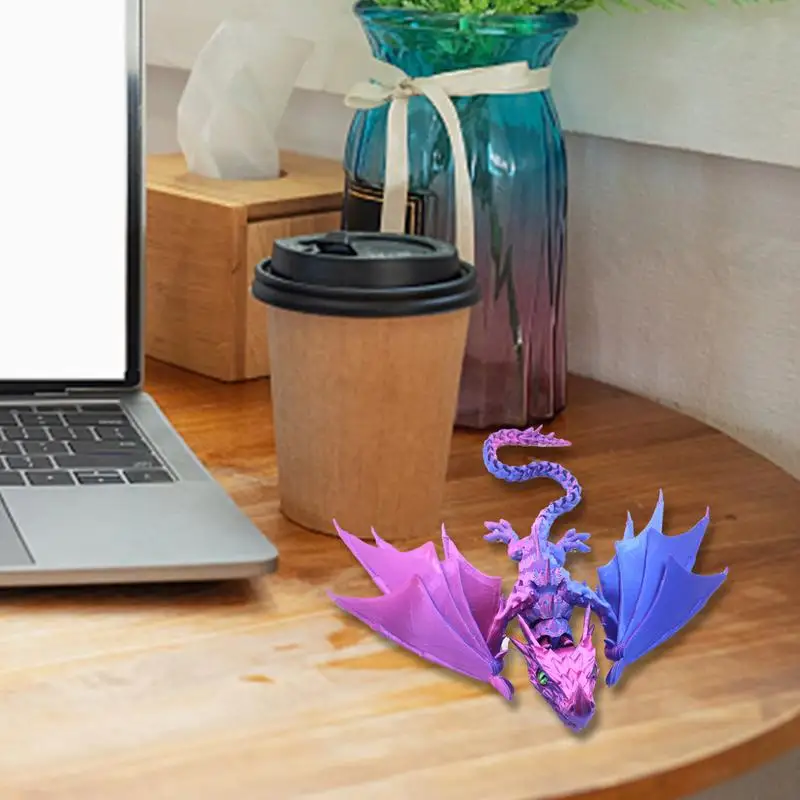 

Articulating Flying Dragon 3D Printed Crystal Dragon Toys Relieve Stress Boost Creativity With Articulated Fidget Toy For Home