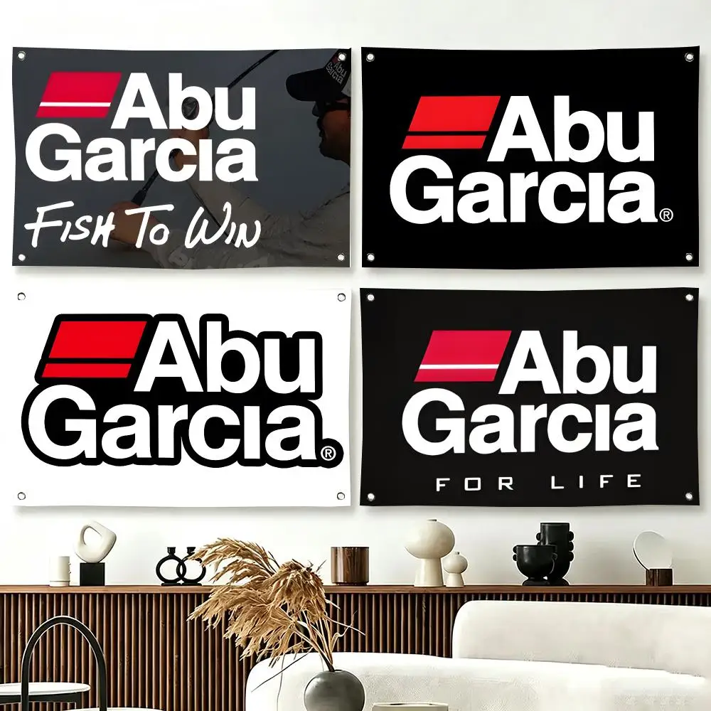 Fishing A-Abu Garcia Flags  For Living Room Home Dorm Decor Wall Outdoor Camping Party Banner Gifts
