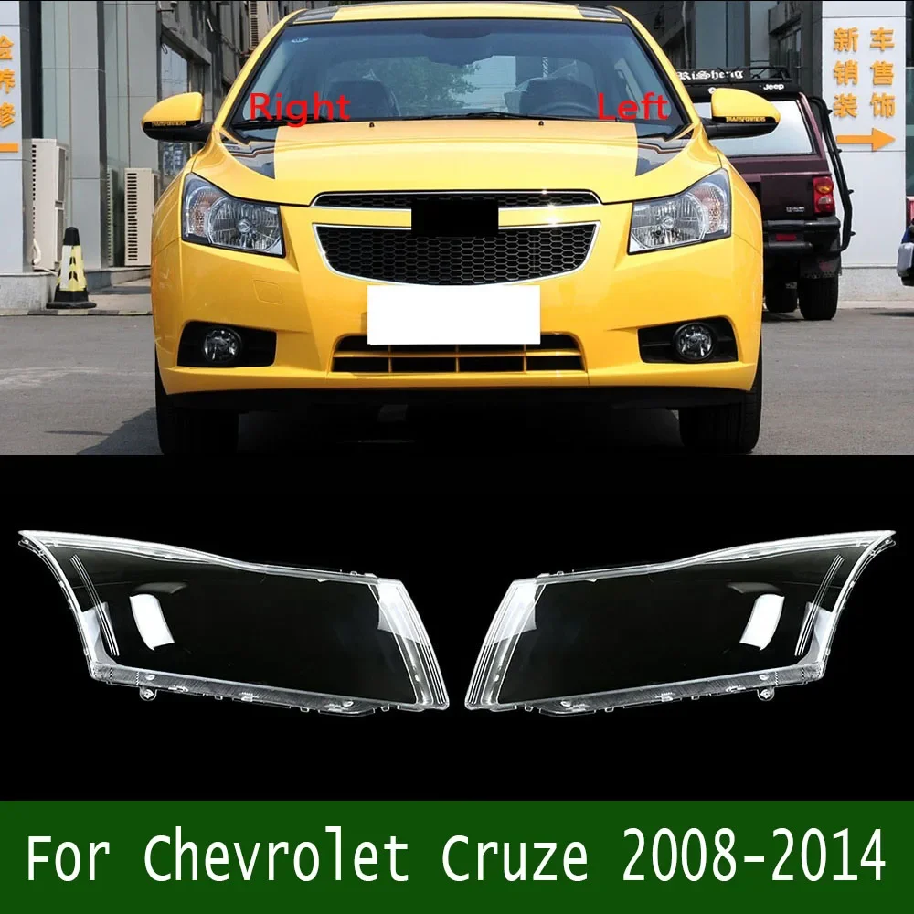 

For Chevrolet Cruze 2008-2014 Front Headlight Shell Headlamp Cover Headlight Cover Plexiglass Replace Original Lampshade