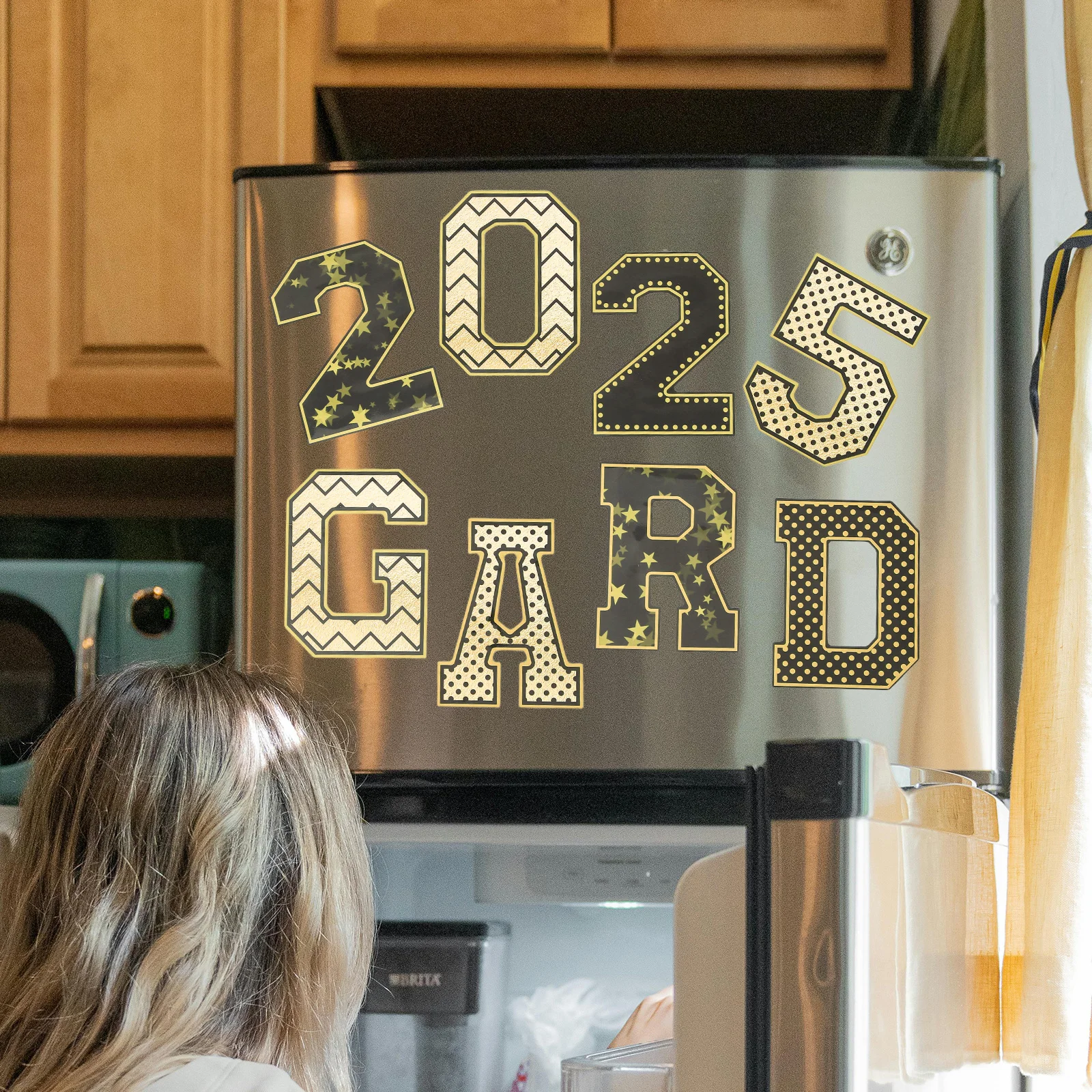 

1 Set Graduation Fridge Magnets Graduation Caps Gowns Stars Design for Refrigerator Car Garage Door Decoration Souvenirs