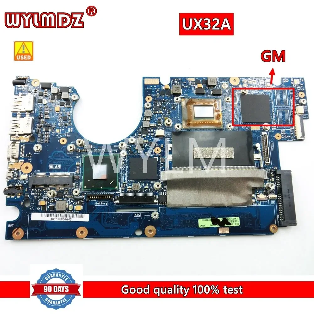 

UX32A With I5-3317CPU 2GB RAM Mainboard For Asus UX32A UX32V UX32VD Laptop Motherboard Tested Working Well