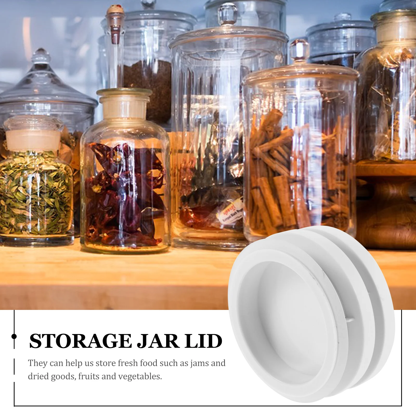 

4 Pcs Bottle Cap Light Jar Lid Plastic Jars Lids Seal Fruit Storage Covers Mug Sealing Milk Tea Shop