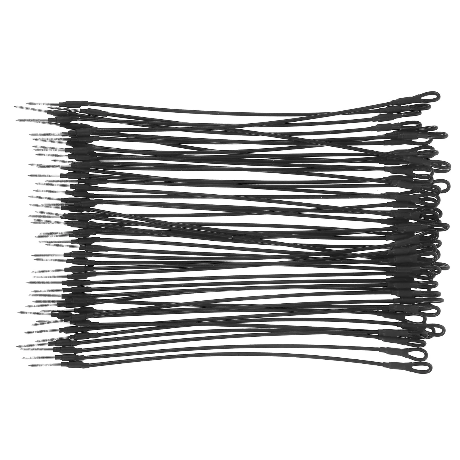 

50Pcs Anti-Theft Steel Wire Rope Easy-Use Tag Strings for Clothing Stores Price Label Fasteners Supply Tag Fixing String