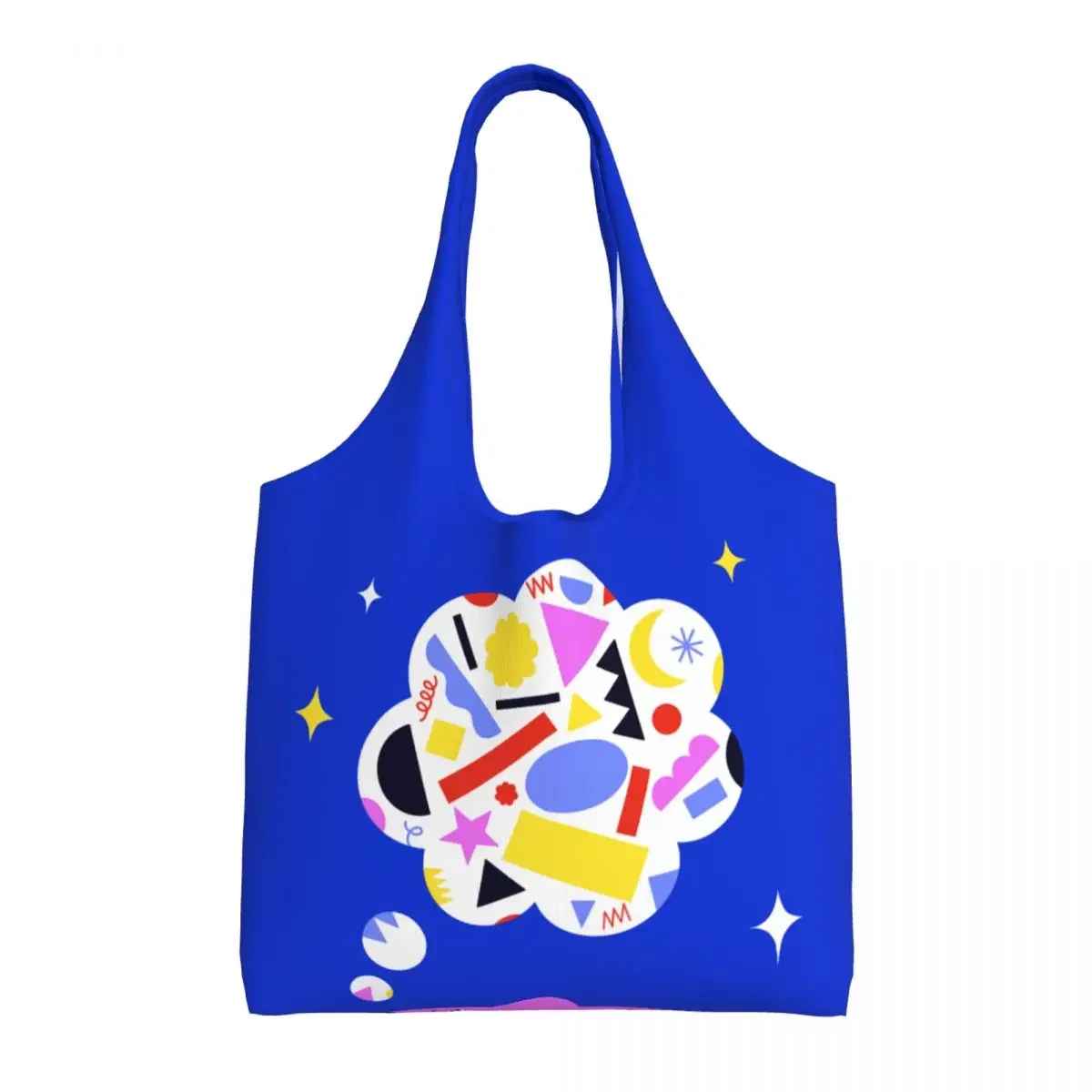 Cute Dreamer Shopping Tote Bag Recycling Street Mmural Art Eldridge Canvas Grocery Shoulder Shopper Bags Handbags