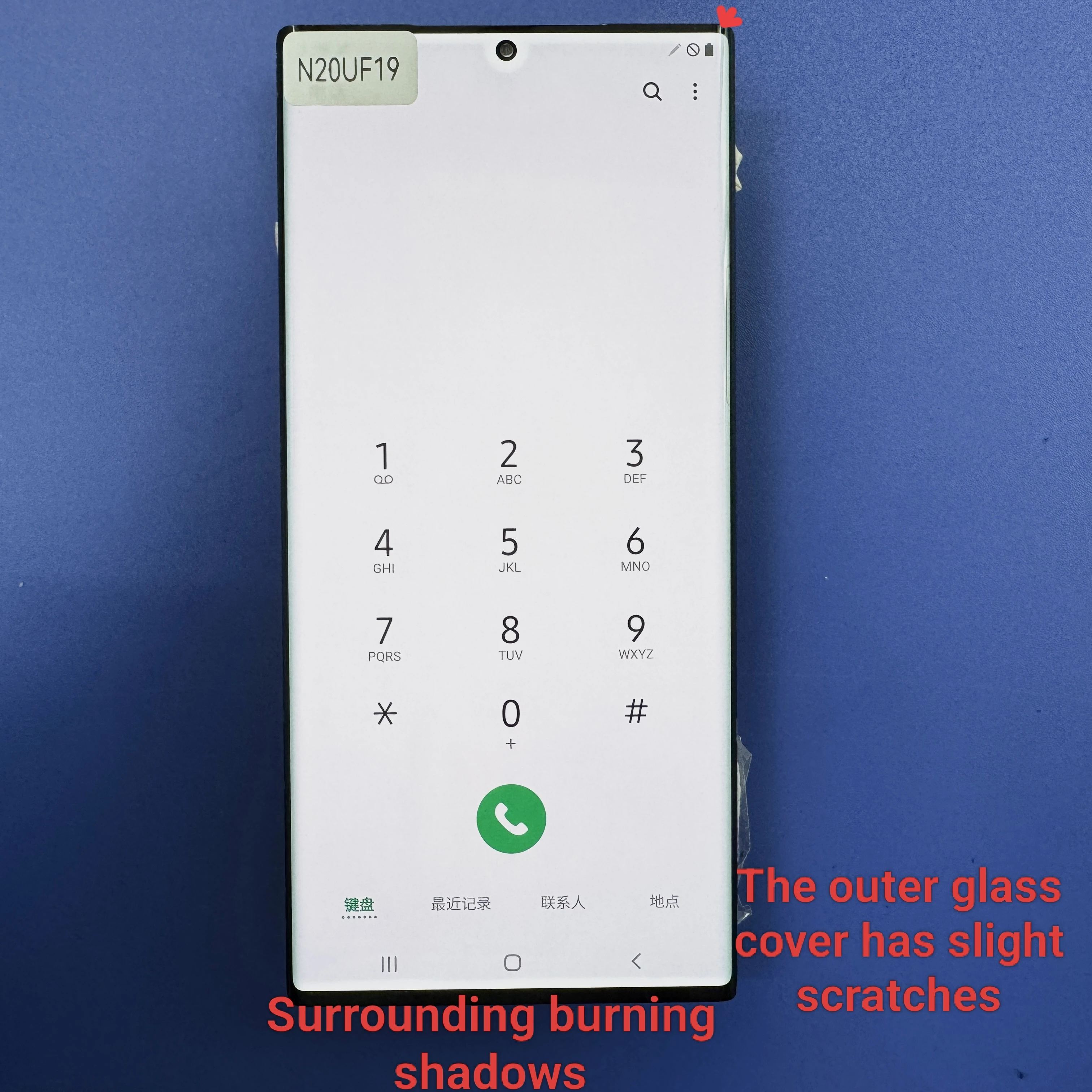 For Samsung Galaxy Note 20 Ultra 5G AMOLED LCD Note 20 Ultra N986B SM-N985F N985F/DS Touch Screen Digitizer Original Components