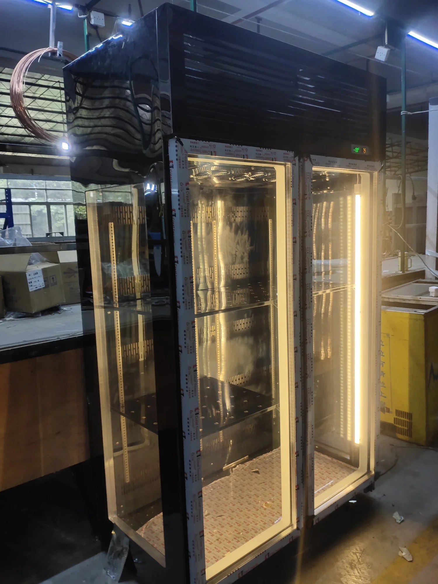 Refrigerador seco comercial de 2 puertas para filete seco de 1000 litros