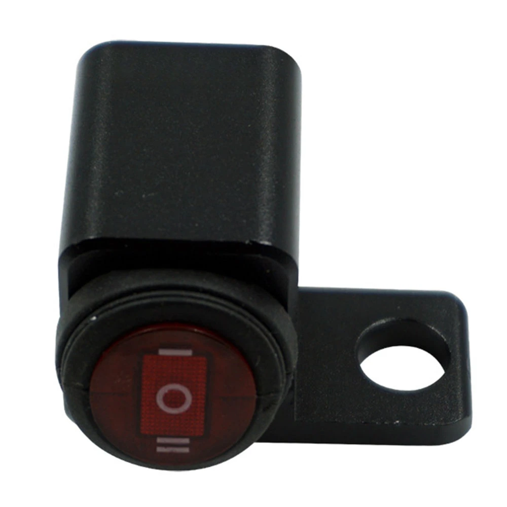 

1pc 12V Motorcycle Handlebar Headlight Button Switch Aluminum Alloy ON-OFF-ON Fog Spot Light Control Switch Right Button Switch