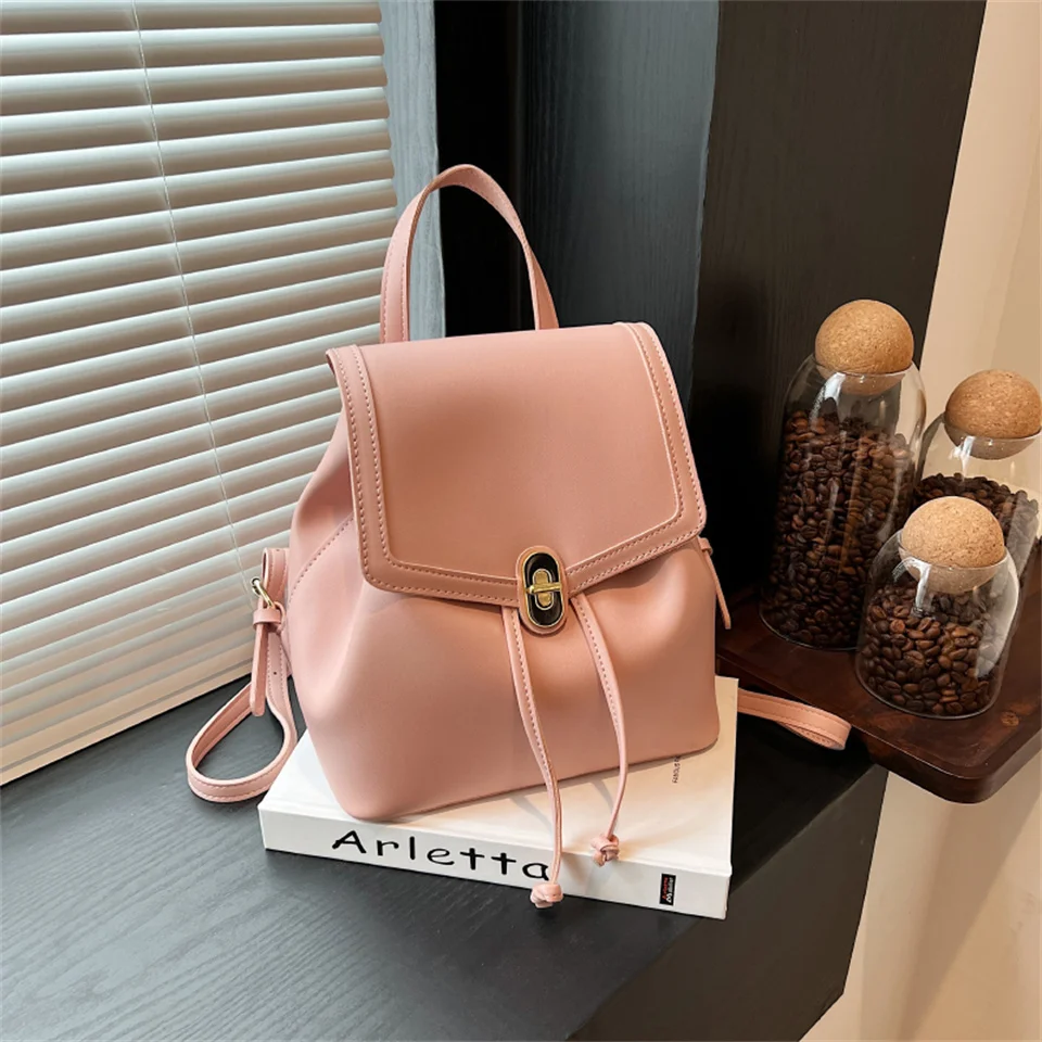 

Soft Leather Luxury Women Backpack Large Capacity Bookbags for Teen Girl High Quality Female Rucksack Mochilas Casual Travel Bag