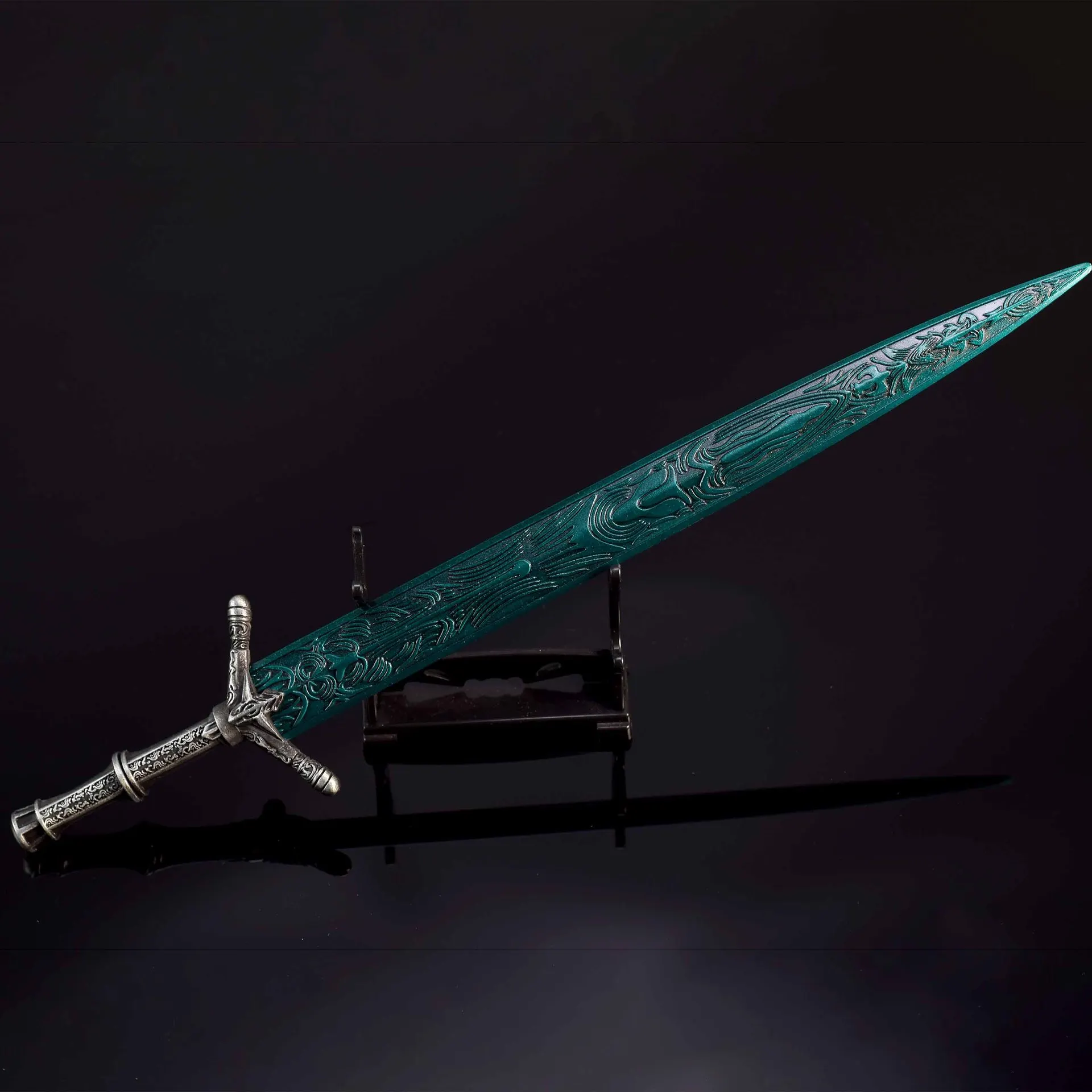 30 سنتيمتر/11.81in لعبة الطرفية ضوء القمر المقدس السيف كاتانا Japonesa سلاح معدني نموذج سطح المكتب تحصيل حلية الصبي لعبة هدية