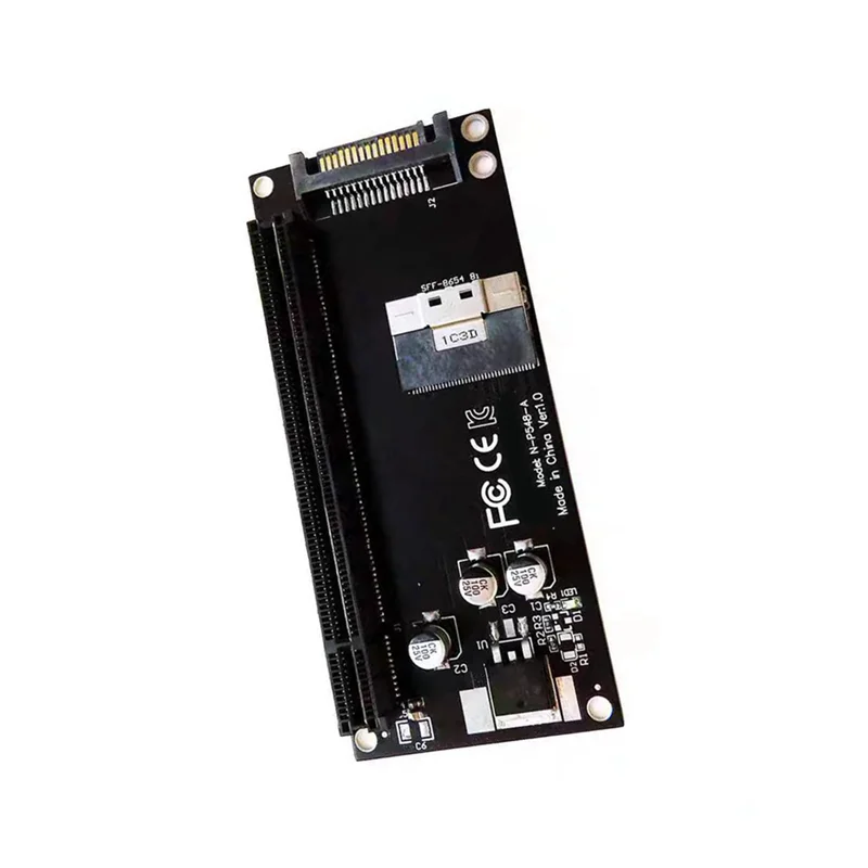 AEE7-SFF-8654 8I para Pcie 4.0 X16 Adaptador de placa gráfica externa para placa principal Acessórios de computadores DIY