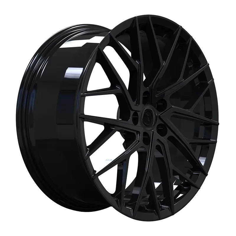 &c Attractive Design Black Full Paint Forged Wheels  Forged Luxury Aluminum Passenger Car Wheels for bmw X3 audi A6